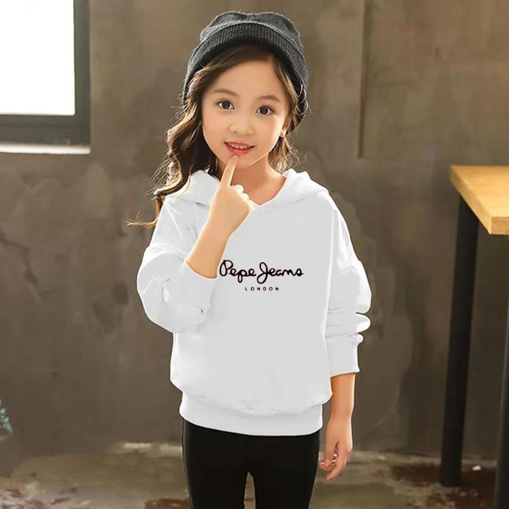 Garçon filles sweat à capuche pour enfants costume hauts + bas Toddle noir Sweatshirr blanc enfant 3