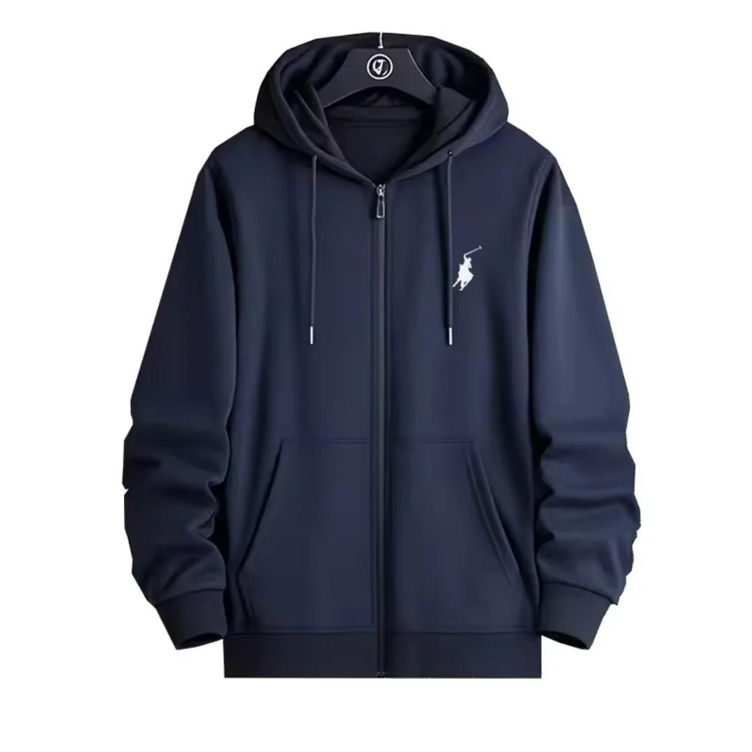 Sweat-shirt à fermeture éclair sport imprimé tendance, mode décontractée pour hommes et femmes, spor