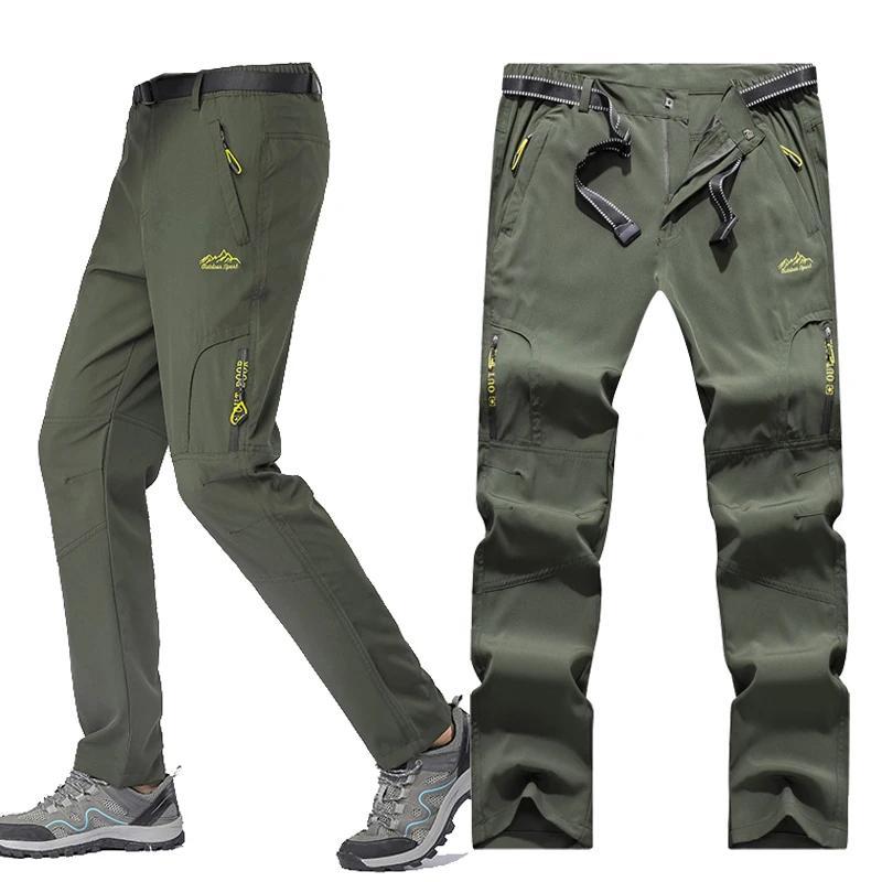 SFABL L-5XL D'été À vaccage Rapide Pantalon Hommes commandé Imperméable DulPants pantalon de peche h