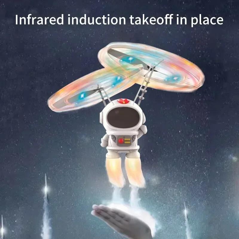 Drone robot volant Shoous droiting pour enfants, avion, drone solitaire à la main, jouets d'extérieu