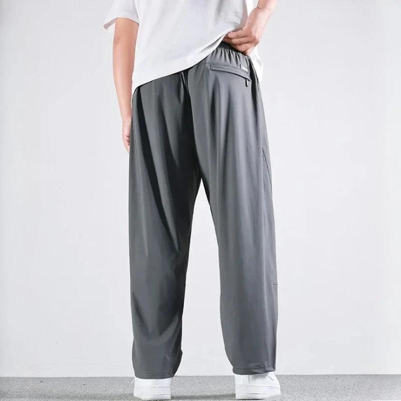 Pantalon Long Cool pour hommes, grande taille 8XL 9XL 10XL, coupe droite, décontracté, ample, grande