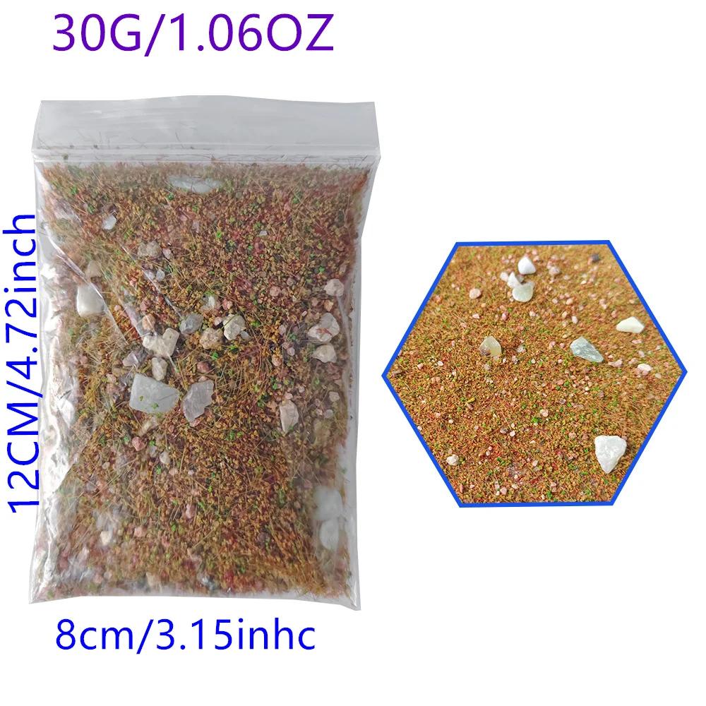1.058 oz/sac bricolage modèle mélangé avec poudre d'herbe de pierre, simulation de pelouse, aménagem