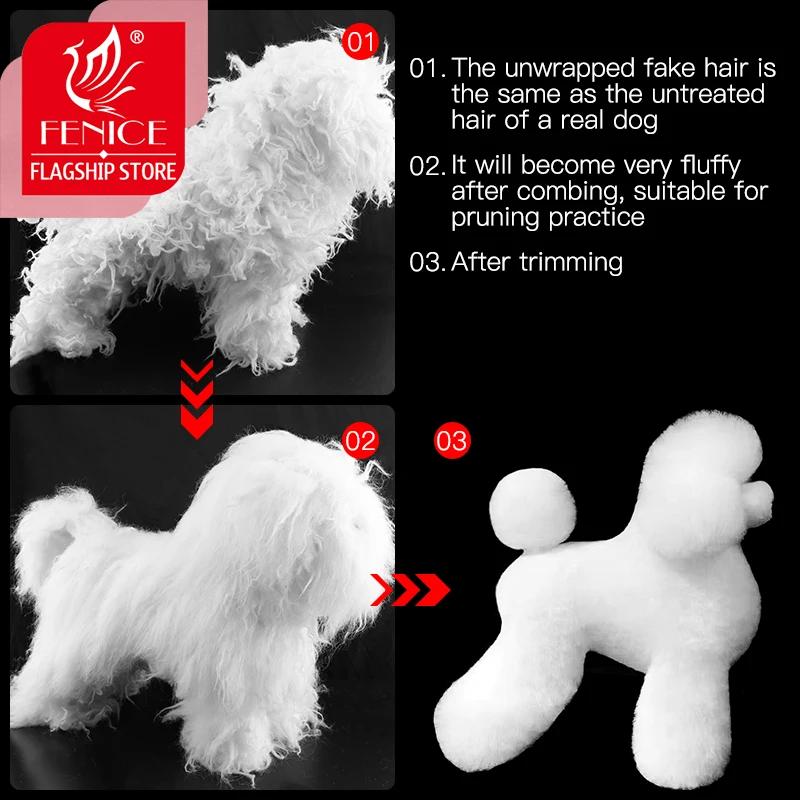 Fenice Simulation d'animaux de compagnie toilettage faux chien modèle pratique chien Standard squele