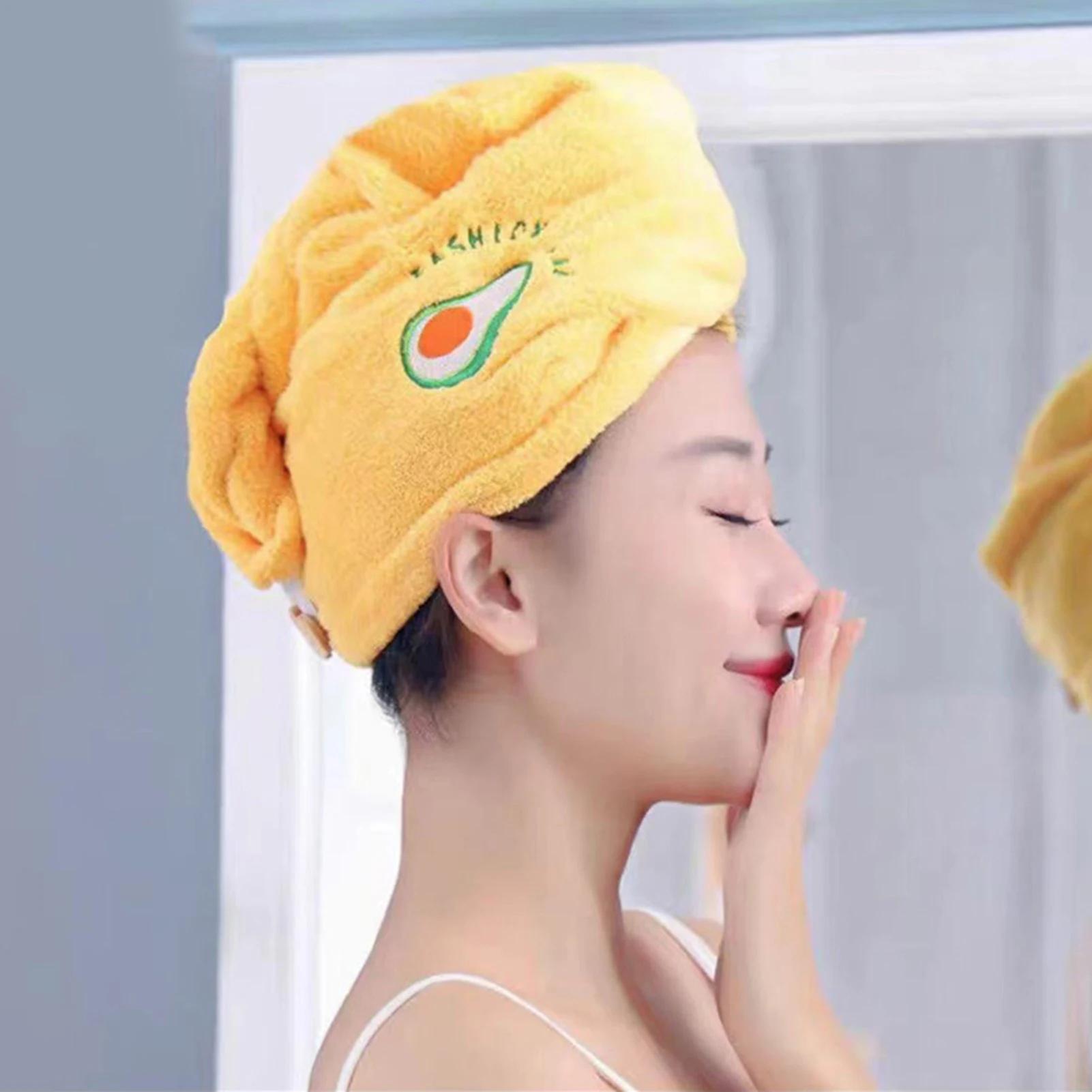 Serviette de cheveux en molleton de corail pour femmes, Turban lavable pour cheveux, serviettes de t