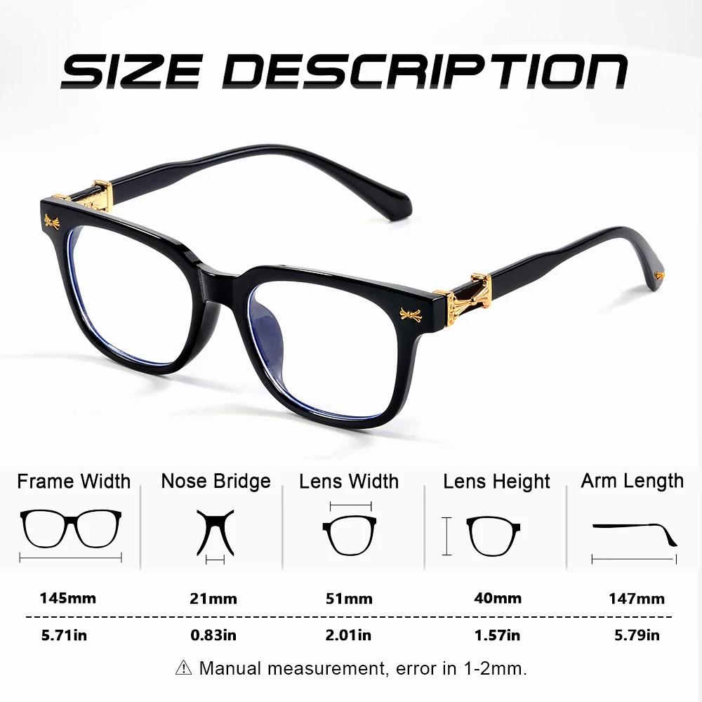 CRIXALIS – lunettes Anti-lumière bleue pour hommes et femmes, carrées, Vintage, pour lecture sur ord