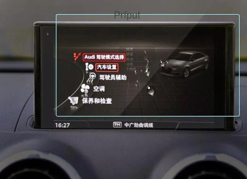 Protecteur d'écran pour Audi A3 8V 2012 – 2019, 8 pouces, Navigation GPS, Film en verre trempé, acce
