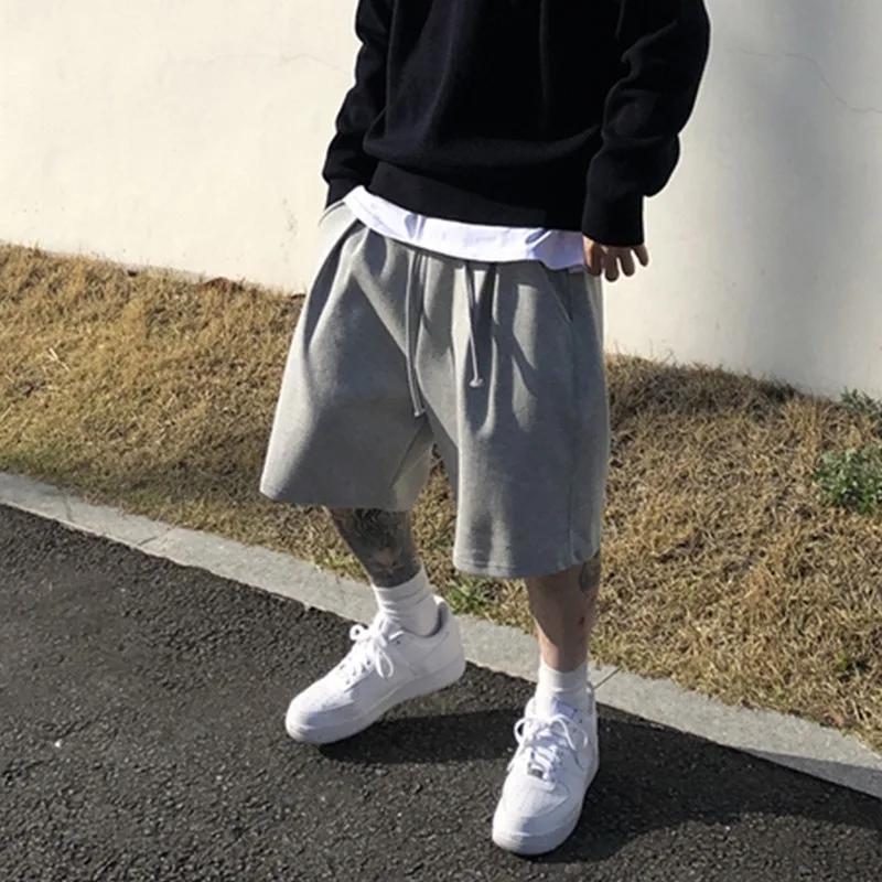 Shorts de sport amples à séchage rapide pour hommes, style streetwear hip-hop, pour la gym, le fitne