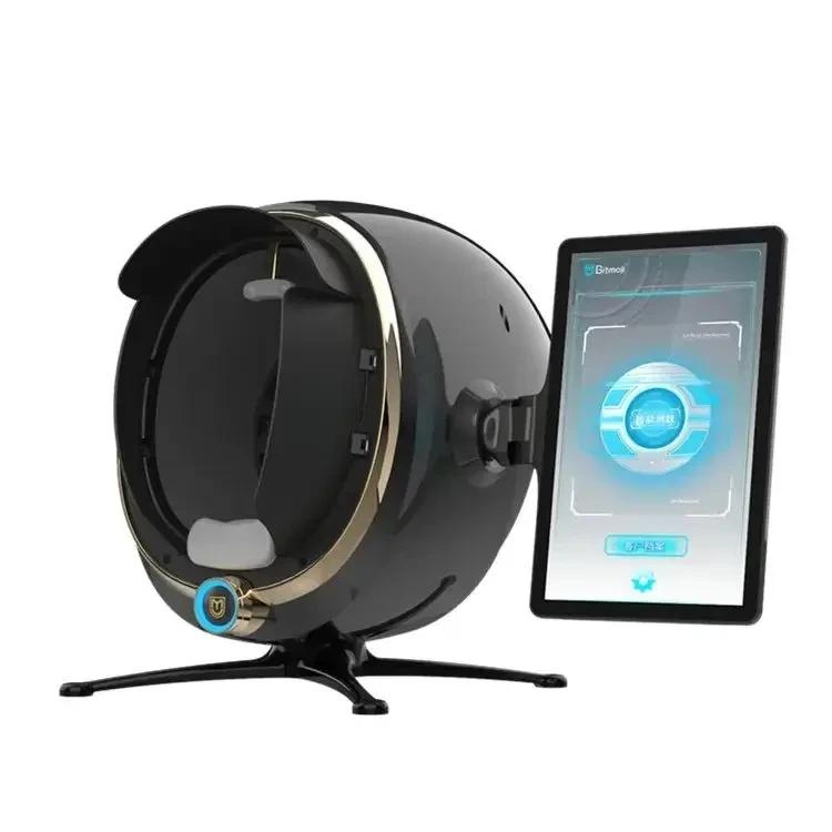 Analyseur de peau 3D : Scanner facial portable avec miroir magique - Testeur d'hydratation/graisse/t