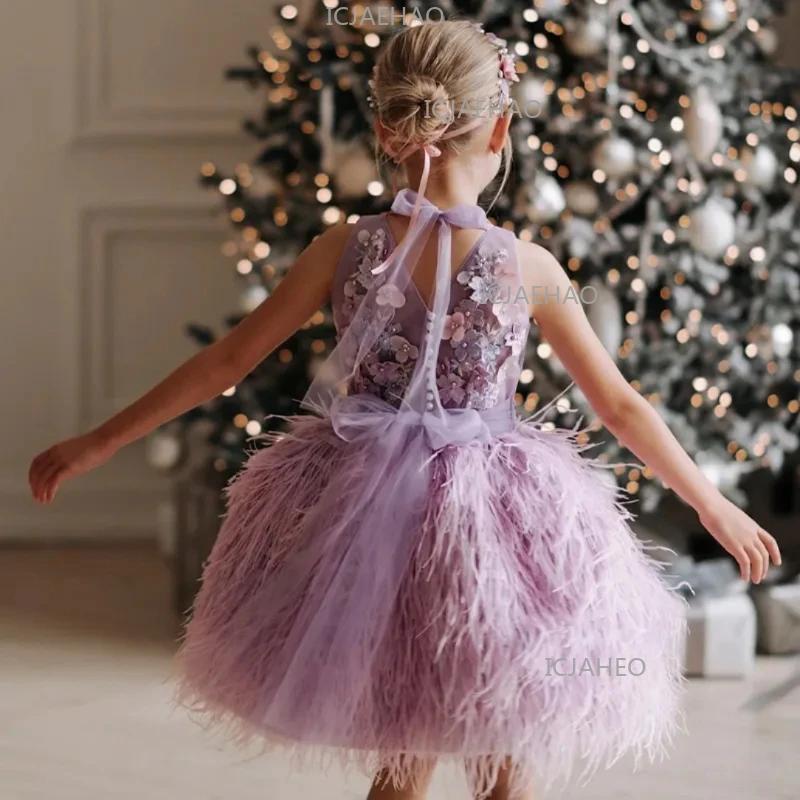 Nouvelle Robe de Cérémonie Élégante Sans Manches pour Enfants, Tenue de Fête d'Anniversaire, Robe de