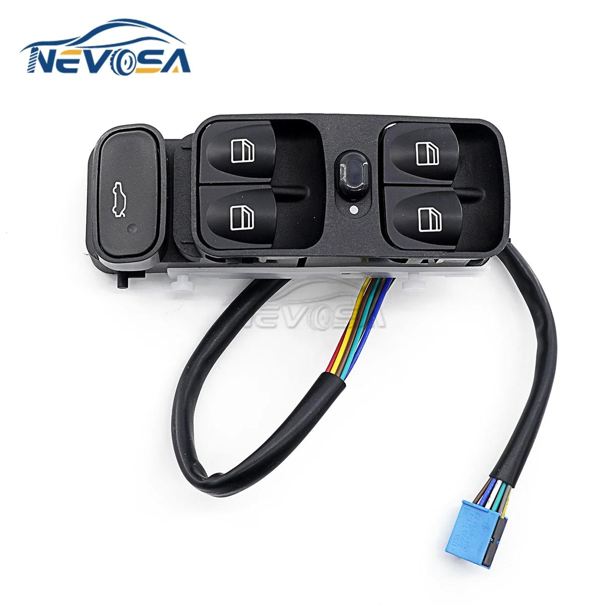 NEVOSA A 2098203410   Interrupteur de fenêtre de commande électrique, pour MERCEDES classe C W203 C1