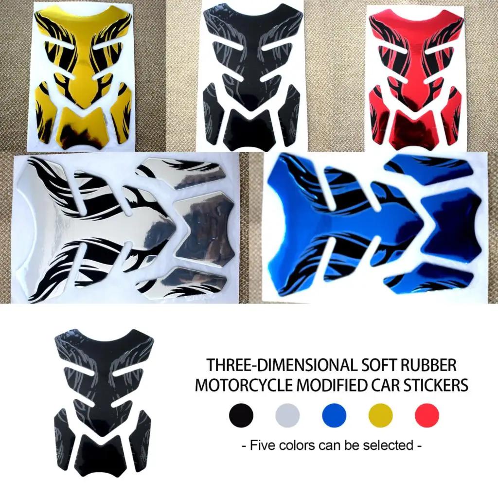 Autocollant de moto en arête de poisson 3D, couvercle de protection d'huile pour réservoir Vstrom 65