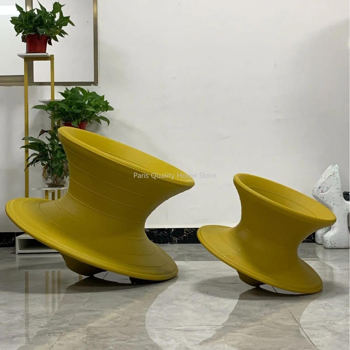 Morden-Chaises gyroscopiques 360 ° expressément, chaises créatives de salon, chaise relaxante, chais
