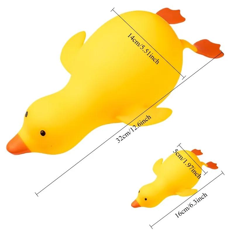 Jouets anti-stress Squishy en forme de canard, mignons animaux d'oie, jouets de décompression pour e
