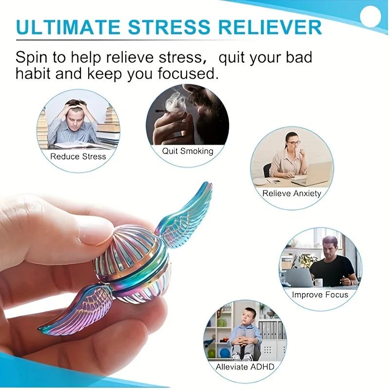 Magic Fidget Spinner : jouet anti-stress et concentration pour améliorer la concentration parfaite H