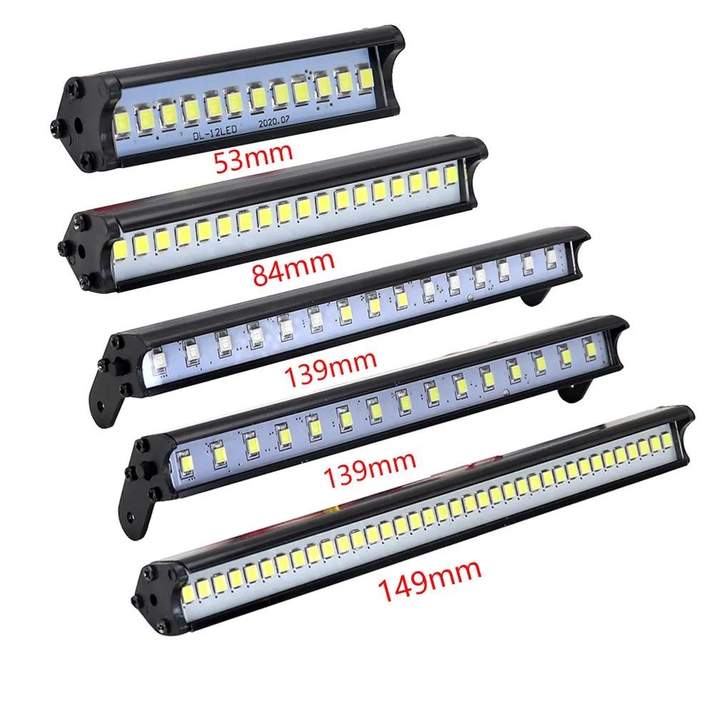 Barre lumineuse Led pour toit de voiture Rc, projecteur 53-149mm pour 1/10 Trxxas Trx4 Defender Trx6
