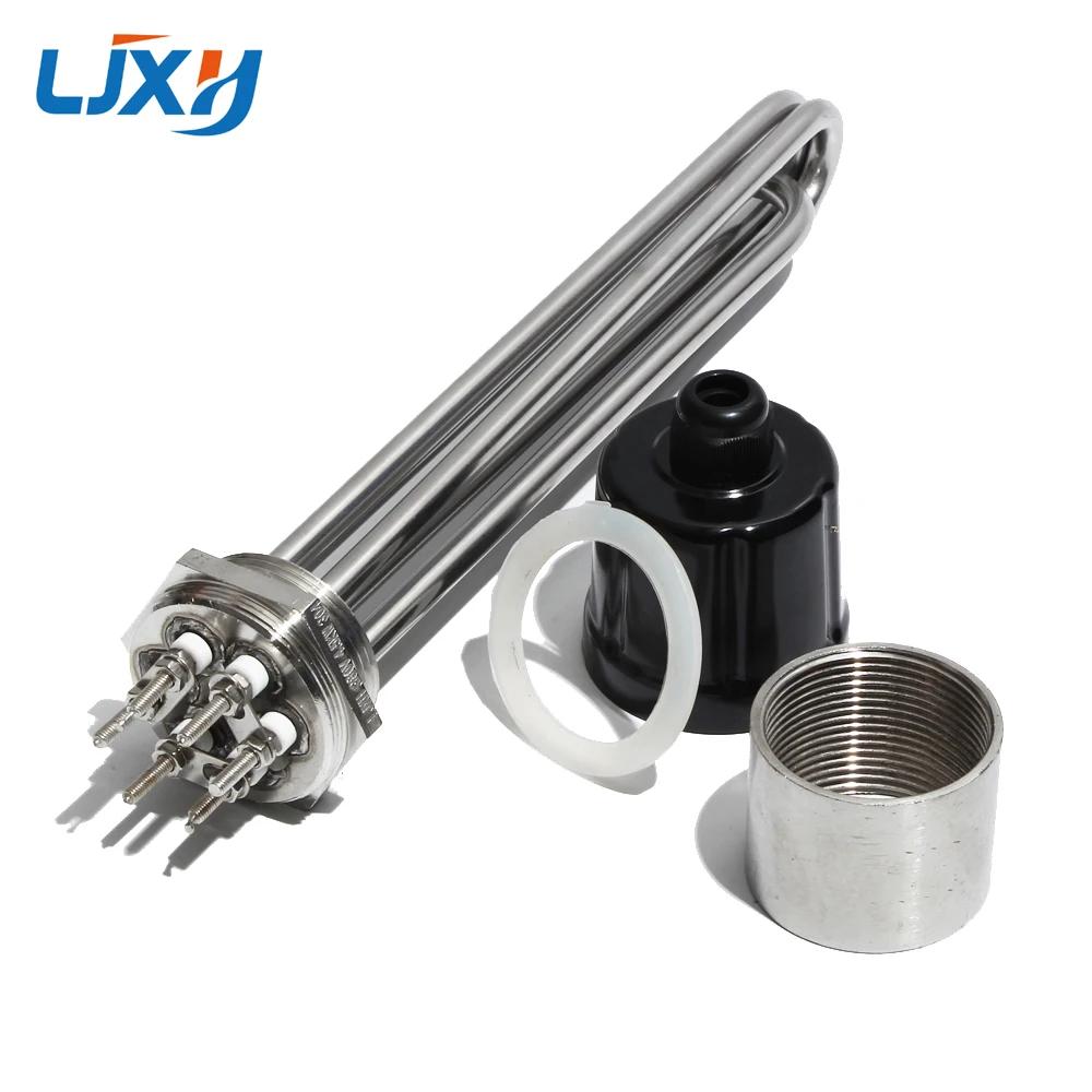 LJXH 304 acier inoxydable 220V/380V DN32(41mm) élément chauffant d'eau tubulaire 3KW/4.5KW/6KW/9KW/1