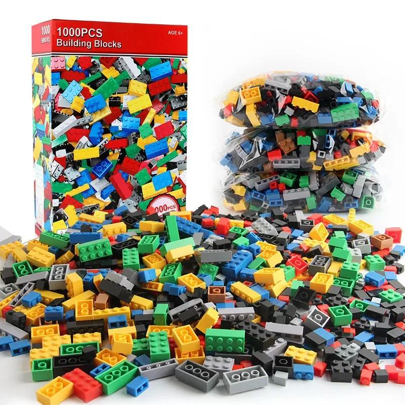 Blocs de construction créatifs aléatoires, ensemble en vrac, blocs de construction classiques urbain