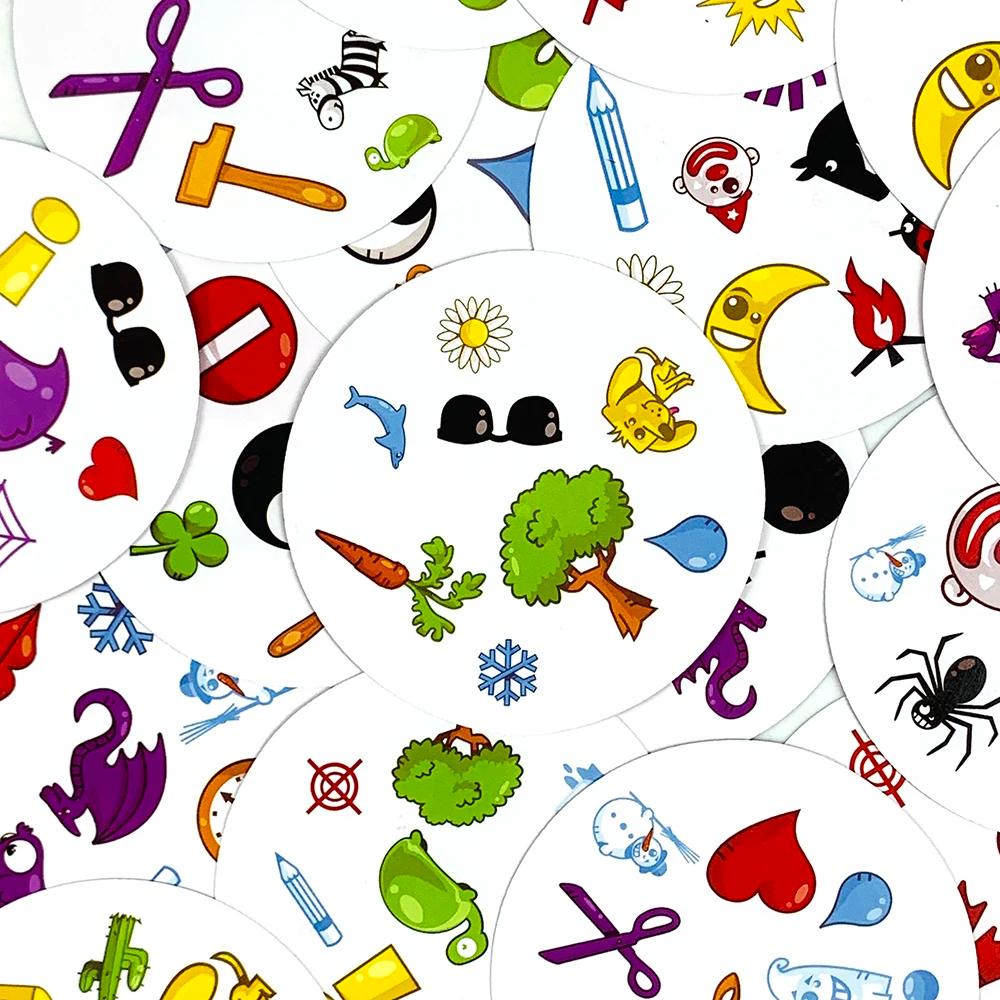 Jeu de cartes en boîte métallique, jeux interactifs Parent-enfant, jeu de cartes pour famille et ami