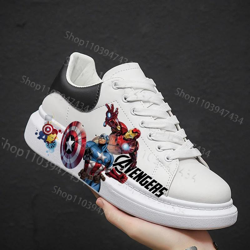 Chaussures de basket populaires pour homme avec impression Avengers, série Captain America, produits