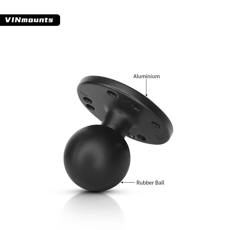 Base en aluminium ronde universelle de base de boule de montage d'AMPS de 1.5 pouces enduite de VIN-