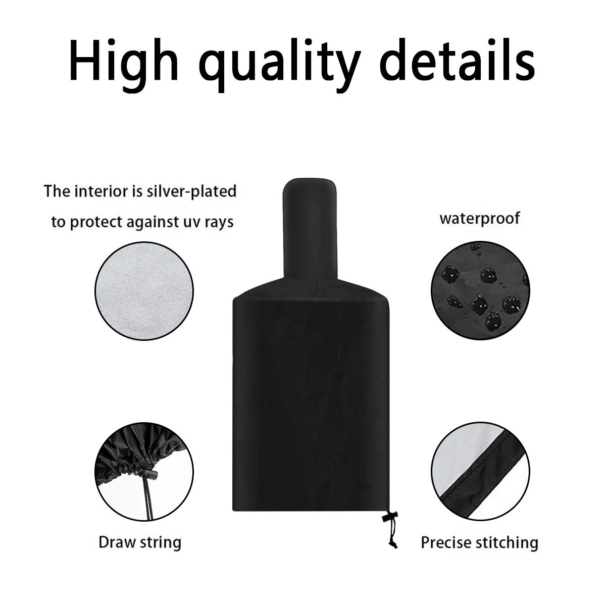 Juste de protection étanche pour four à pizza, grill Oxford, extérieur, 170x65x55 cm