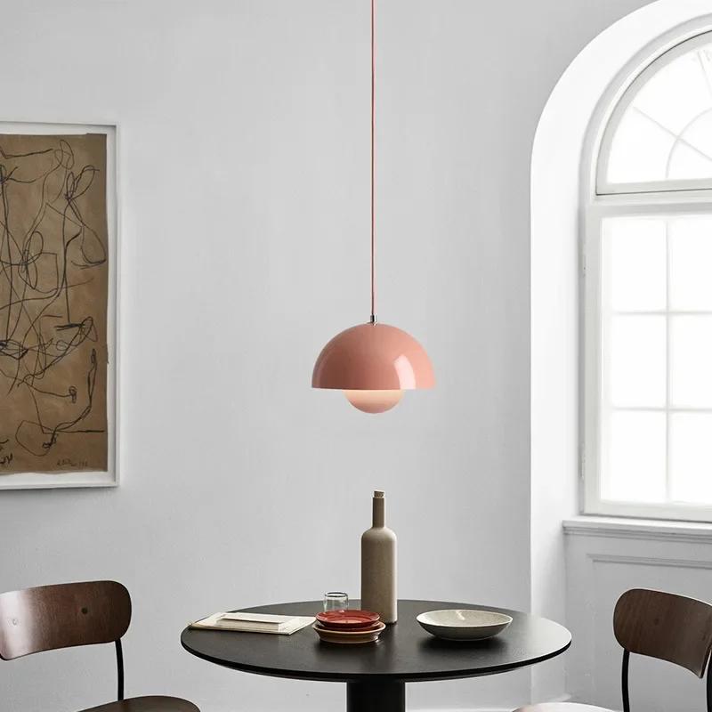 23 cm lustre créatif chambre étude Restaurant lampes suspendues lampe décorative multicolore en opti