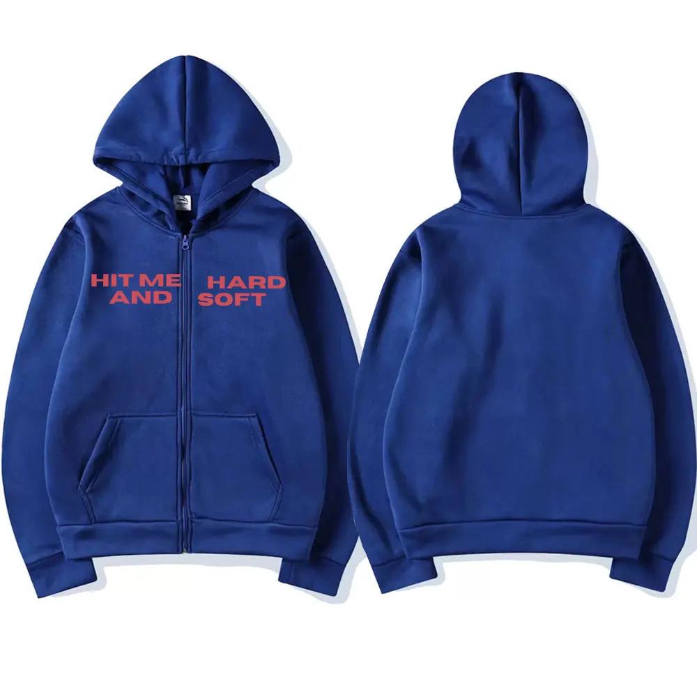 Hit Me dur et doux 2025 Tour sweat à capuche avec fermeture éclair Fans cadeau hommes femmes vêtemen