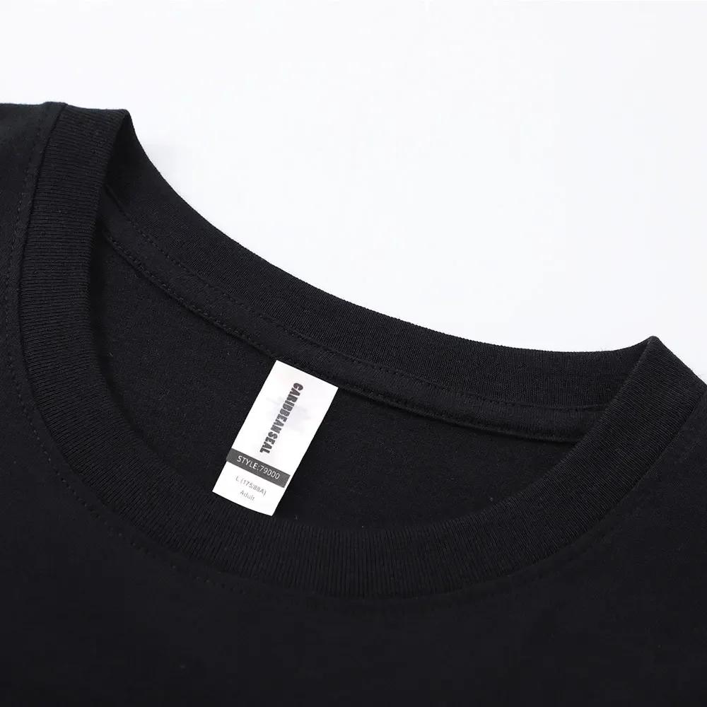 T-shirt à manches courtes pour homme, tissu 100% coton, style vintage, sans Internet