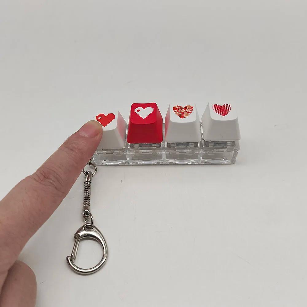 Clavier de doigt de jouet de décompression pour les femmes, porte-clés pour filles, clé de jouet, ca