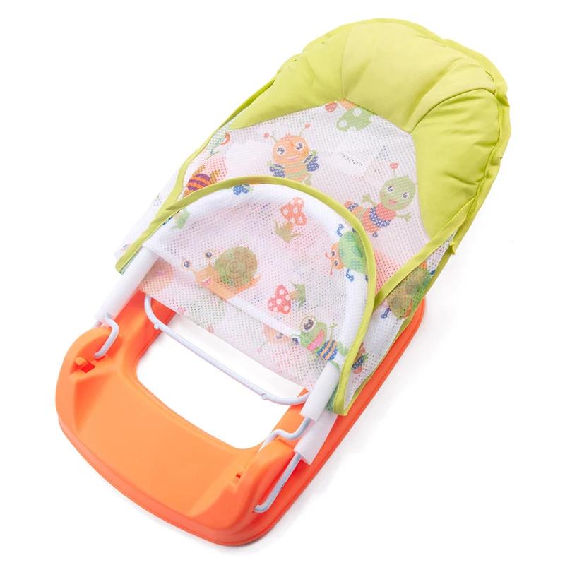 Siège de baigneur d'été de luxe pour bébé, confortable et pliable, chaise à bascule, baignoire pour 