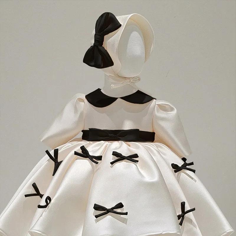 Robe de premier anniversaire pour bébé fille, automne hiver, haut de gamme, légère, Niche de luxe, r