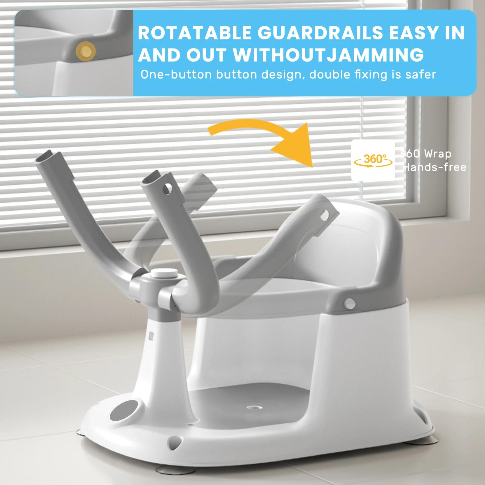 Siège de bain pour bébé de 6 mois et plus, siège de bain assis, chaise de baignoire antidérapante po