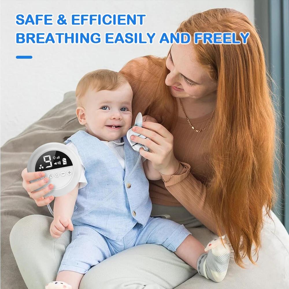 Aspirateur nasal électrique aste pour bébé, nettoyeur antarctique avec musique intégrée et veilleuse
