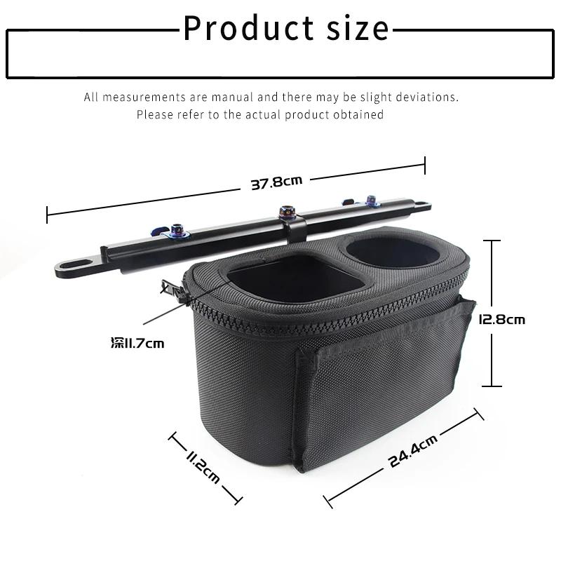 Porte-bouteille d'eau potable pour guidon de moto, porte-gobelet, support de verre pour Scooter, sac