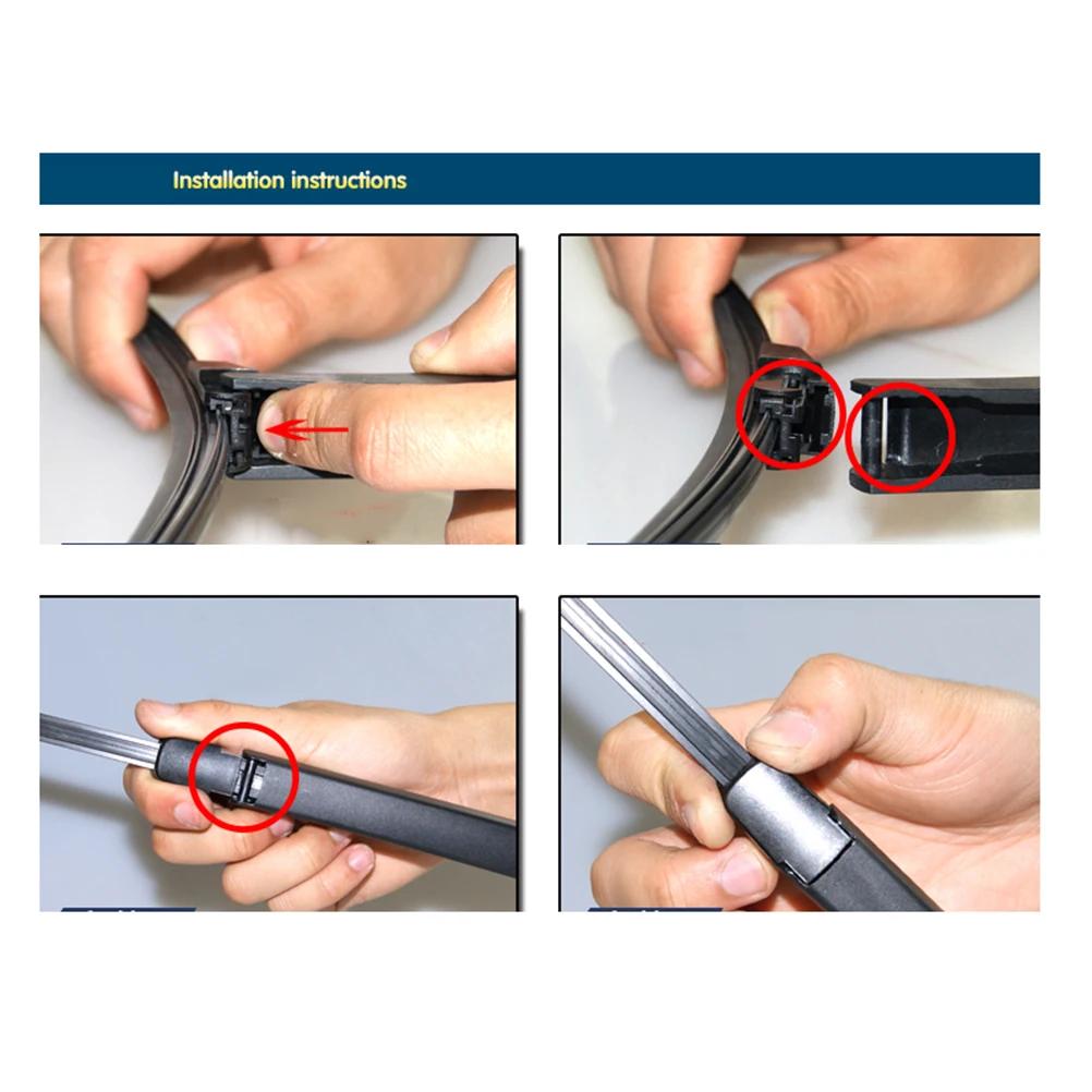 Erick's – jeu de balais d'essuie-glace avant et arrière, pour Seat Ibiza coupé 6J Hatchback 2012 – 2