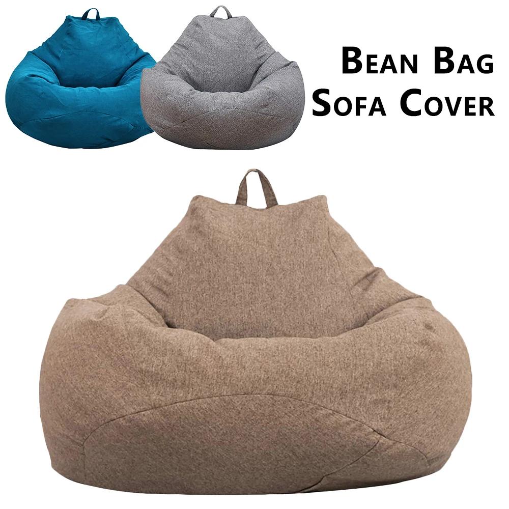 Grand pouf paresseux, housse de canapé, doux, moelleux, respirant, Tatami pour adulte et enfant, auc