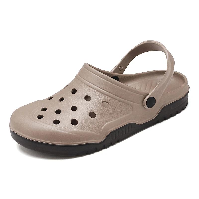 Plus grande taille 50 51 52 53 54 été sandales en caoutchouc hommes sabots chaussures de jardin Zuec