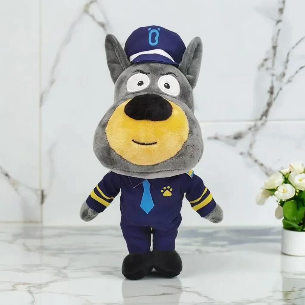 Nouveau shérif Labrador chien en peluche jouet sécurité sergent Labrador loup chien dessin animé pou