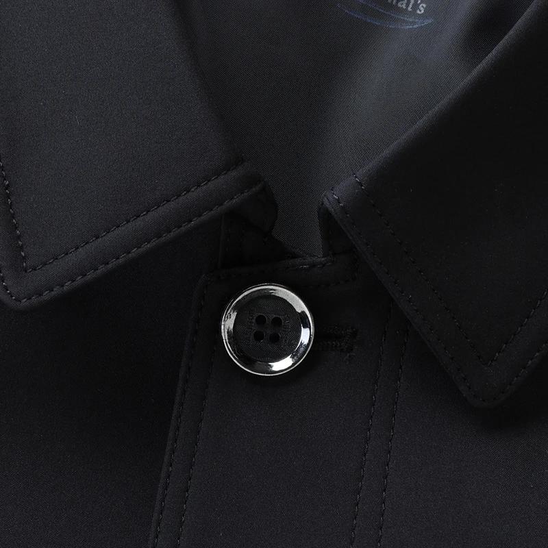 Veste à col rabattu boutonnée pour homme, vêtement d'extérieur décontracté pour homme