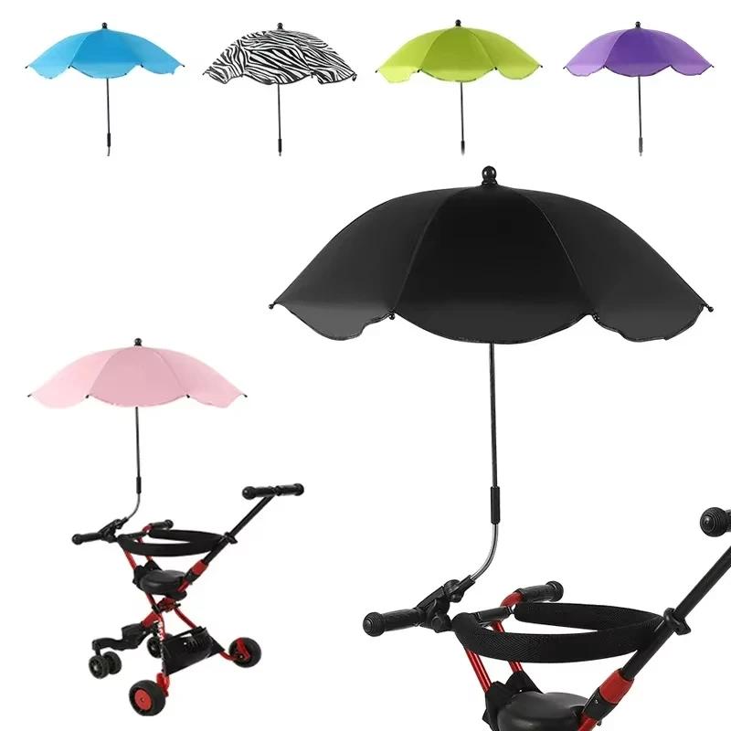 Parapluie poussette anti-UV universel - Protection solaire imperméable accessoire bébé