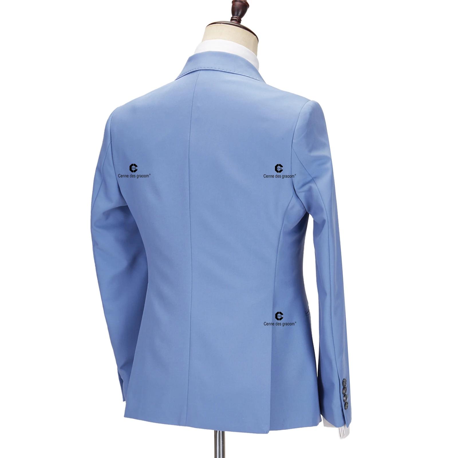 CENNE DES GRAwing M-Costume Classique Formel à 2 lèvent pour Homme, Ensemble Blazer et Pantalon en G