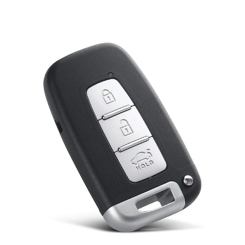 KEYYOU 2/3/4 boutons coque de clé télécommande de voiture intelligente pour Hyundai IX35 Sonata 8 El