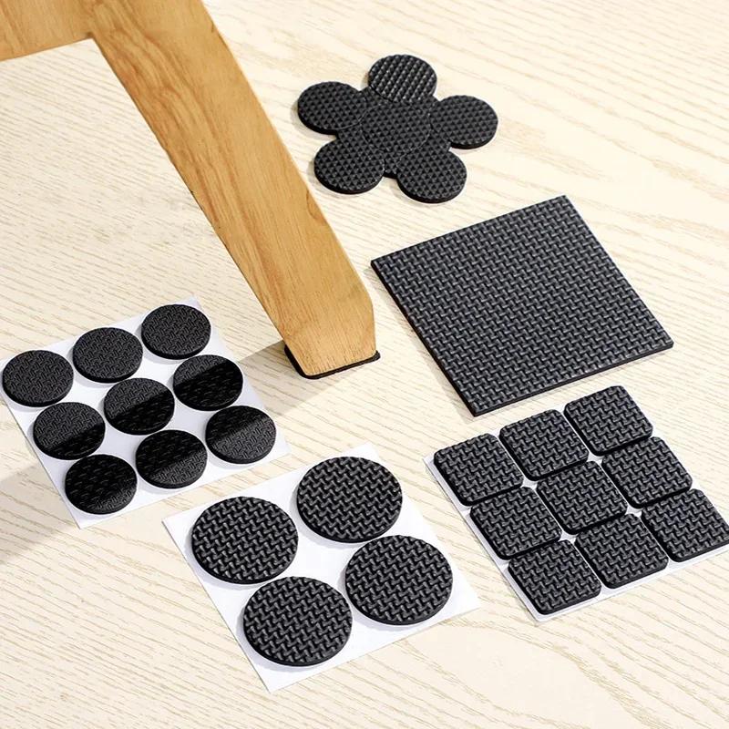 Coussinet de protection en caoutchouc pour pieds de meubles, antidérapant, Flexible, à la mode, pour