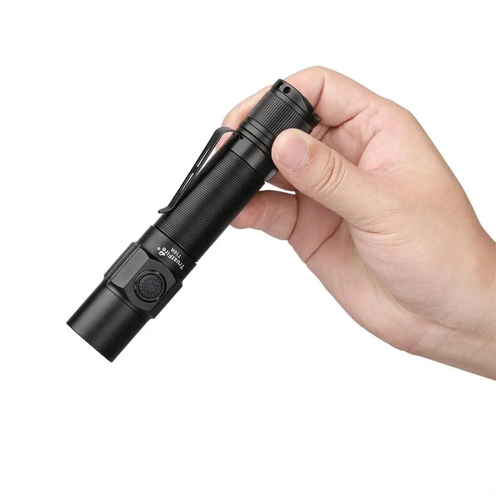 Olla fire-Lampe de poche T10R, 1800 lumens, type injuste C, aste par USB, 18650 LED, lampe militaire