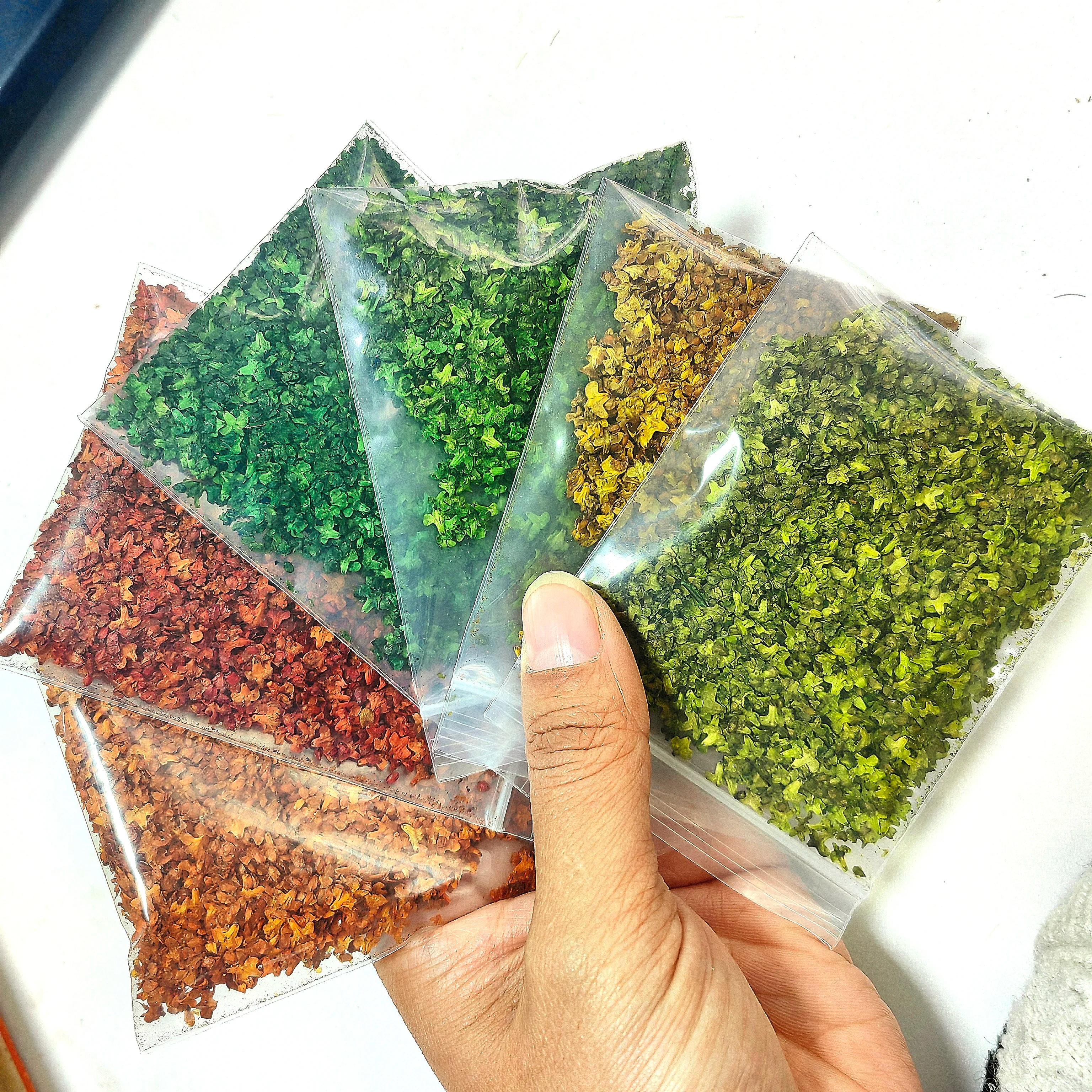 Feuilles miniatures réalistes de 33ml, Simulation de feuilles pour bricolage, modélisation, bonsaï f