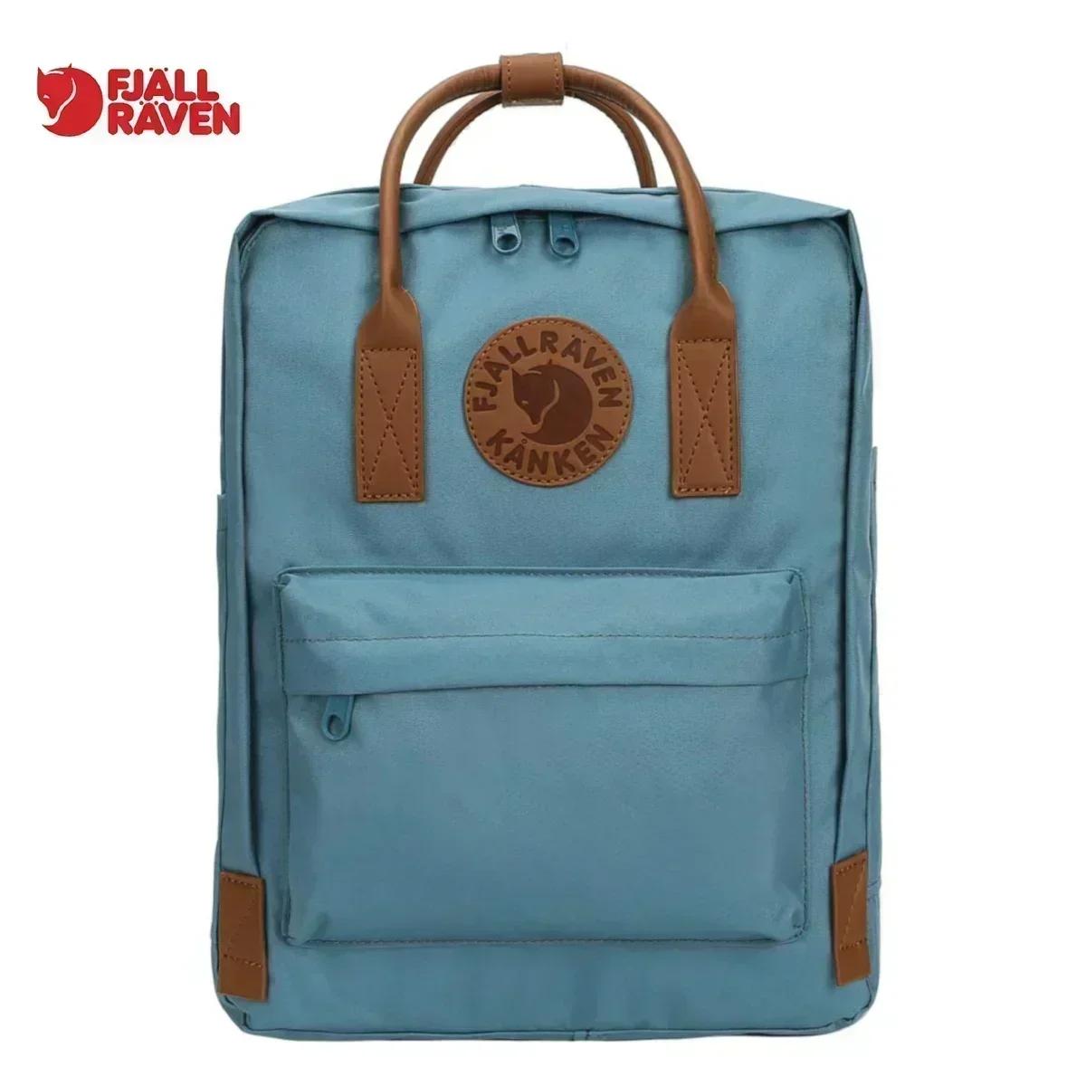 Sac à dos Fjallraven Kanken No. 2 Noir Original 2025 – Sac Ordinateur Arctic Fox G-1000 pour Voyage 