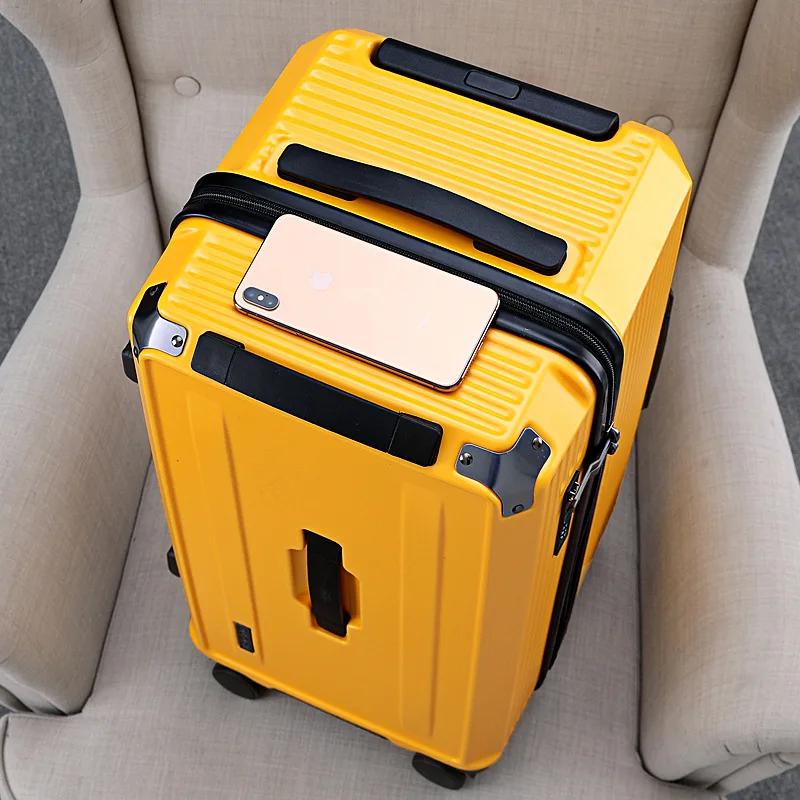 Valise de voyage universelle pour hommes et femmes, roue, mot de passe, chariot épaissi, bagage de g