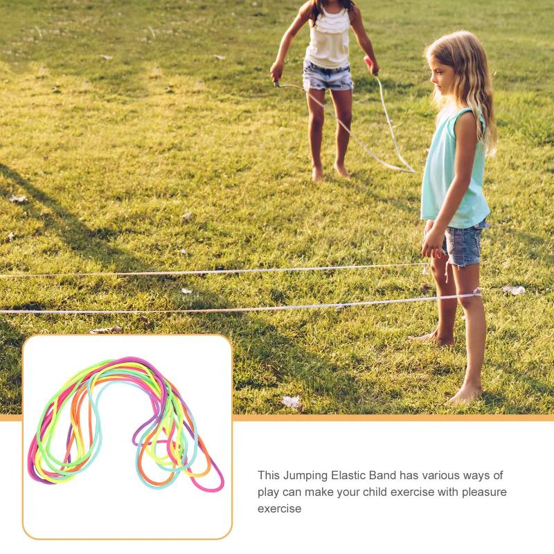 Corde à sauter Super élastique 5-10M, entraînement d'endurance, jouets d'exercice amusants, intérieu