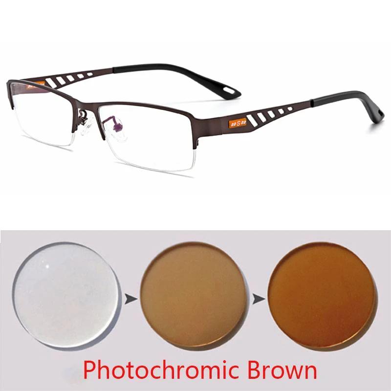 Lunettes de lecture photochromiques pour hommes et femmes, Transition solaire, hypermétropie, dioptr