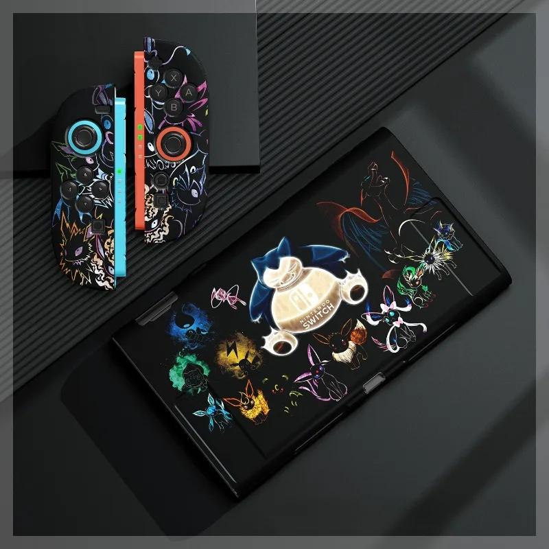 Étui Gengar de dessin animé pour Console de jeu Nintendo Switch 2/NS Oled, conception de Type fendu 